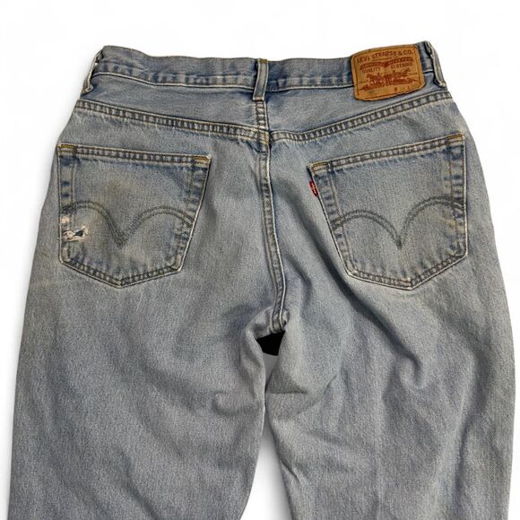 Levi’s 550 Relaxed Fit Jeans Mens W34 L30 Light Wash Blue Vintage Workwear Denim - Picture 1 of 6